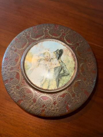 Vintage Blikken Trommel - Made in Holland beschikbaar voor biedingen