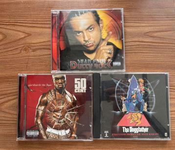 3x Hiphop CD’s /50 Cent, Sean Paul, Snoop / Verzamelobject beschikbaar voor biedingen
