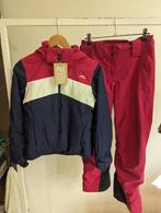 Kinder Skipak Kjus, Broek en Jack. roze en blauw - mt 152, Ophalen, Jongen of Meisje, Zo goed als nieuw, Setje