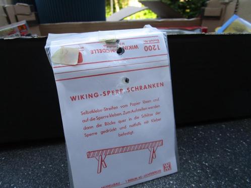 Wiking Sperr Schranken, Hobby en Vrije tijd, Modelauto's | 1:87, Gebruikt, Overige typen, Wiking, Ophalen of Verzenden