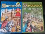 Carcassonne & Carcassonne Het Rad van Fortuin, Vijf spelers of meer, Ophalen of Verzenden, Zo goed als nieuw, 999 Games