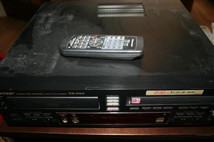 pioneer cdspeler en recorder PDR-W839, Audio, Tv en Foto, Cd-spelers, Gebruikt, Pioneer, Wisselaar, Ophalen of Verzenden