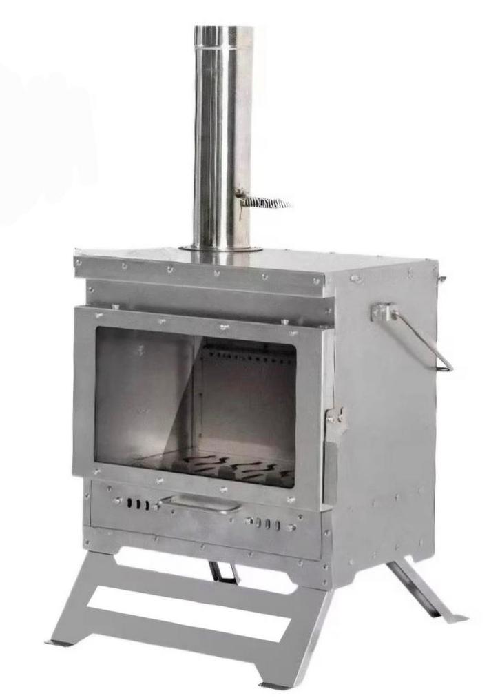 Rvs Tentkachel NIEUW, tent kachel, camping stove....(Pomoly), Caravans en Kamperen, Kampeeraccessoires, Nieuw, Ophalen of Verzenden