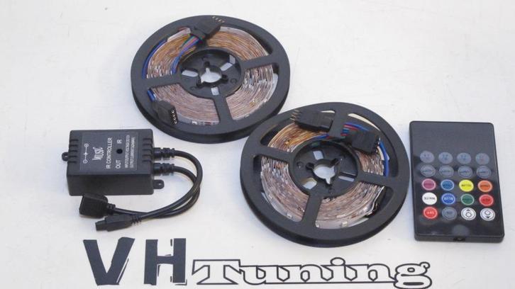 RGB SMD3528 LED strips 2x 5 Meter LED strips, Auto diversen, Tuning en Styling, Ophalen of Verzenden
