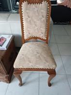 4x comfortabele zit  eiken stoelen neutrale bekleding, Ophalen