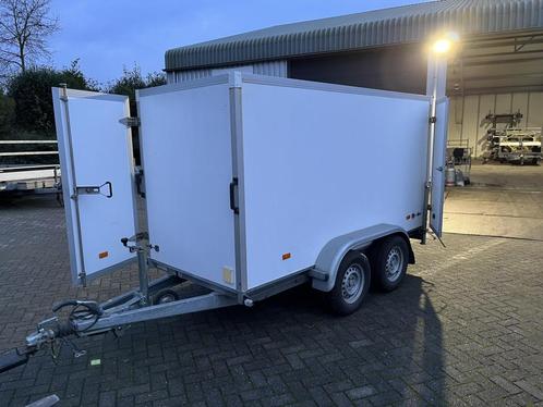 Hapert gesloten opbouw aanhanger 300x130x150 2000 kg bj 2012, Auto diversen, Aanhangers en Bagagewagens, Gebruikt