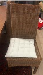 Tuinstoelen - 4 stuks — FREE, Huis en Inrichting, Ophalen, Gebruikt, Bruin, Riet of Rotan