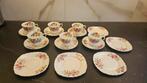 Colclough Engels Theeservies - Bloemenmotief - Vintage, Ophalen of Verzenden