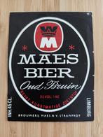 Bieretiket Maes oud bruin 45cl  brouwerij Stramproy, Ophalen