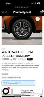 BMW winterset 18” 838M velgen + Pirelli banden – topstaat!, Auto-onderdelen, Banden en Velgen, Ophalen, 18 inch, Banden en Velgen