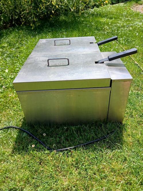 Frituurpan, Witgoed en Apparatuur, Frituurpannen, Gebruikt, 4 liter of meer, Duo-friteuse, Uitneembare binnenpan, Ophalen