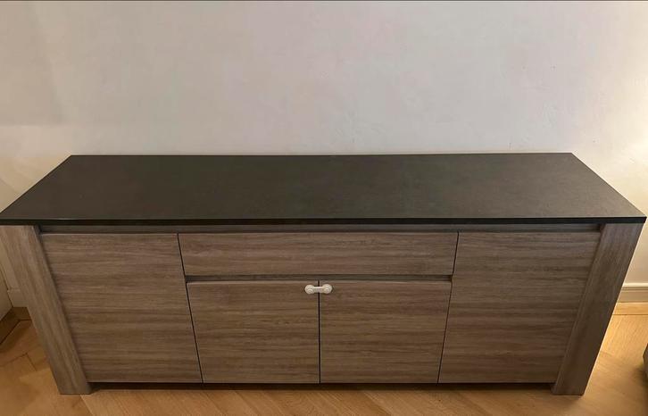 Dressoir, Huis en Inrichting, Kasten | Dressoirs, Gebruikt, 200 cm of meer, 25 tot 50 cm, Met lade(s), Met deur(en), Ophalen