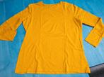Oker geel met zwarte stipjes longsleeve c&a mt. Xl izgs, Geel, Maat 46/48 (XL) of groter, Ophalen of Verzenden, Zo goed als nieuw