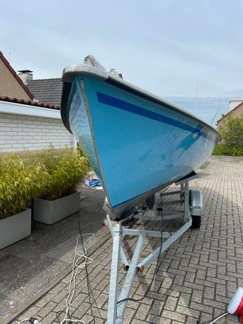 Mooie Randmeer touring. 2004., Watersport en Boten, Open zeilboten, Zo goed als nieuw, Randmeer, 6 meter of meer, Polyester, Buitenboordmotor