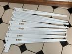 9 x Systeem drager plankdrager enkel 50 cm wit 65 kg, Ophalen of Verzenden, Gebruikt