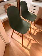 2 groene kuipstoelen ZGAN, Ophalen, Zo goed als nieuw, Overige kleuren, Twee