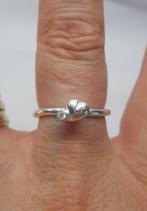 Zilveren stapelring Spinning ringmaat 17.5 nr.1502, Sieraden, Tassen en Uiterlijk, Verzenden, Zo goed als nieuw, 17 tot 18, Dame