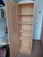 Houten Kast White Wash met 5 Legplanken, Huis en Inrichting, Kasten | Kledingkasten, Landelijk, 25 tot 50 cm, Gebruikt, Met deur(en)