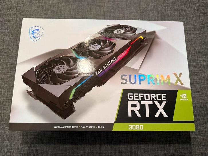 MSI RTX 3080 SUPRIM X 10GB, Computers en Software, Videokaarten, Zo goed als nieuw, Nvidia, PCI-Express 4.0, GDDR6, HDMI, DisplayPort