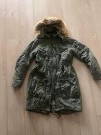 H&M Jas met Bontkraag - Maat M, Kleding | Dames, Jassen | Winter, Ophalen of Verzenden, Zo goed als nieuw, Maat 38/40 (M), Groen