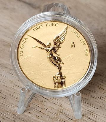 ½ oz Gouden Libertad 2018 Reverse Proof beschikbaar voor biedingen