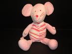TIAMO MUIS MIKE THE MOUSE MIDDENMAAT VELOURS ROZE, Kinderen en Baby's, Speelgoed | Knuffels en Pluche, Verzenden, Nieuw, Overige typen