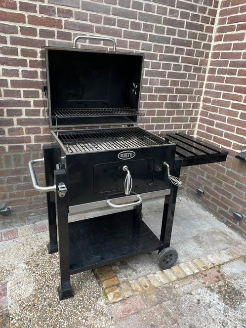 Boretti Carbone + hoes, Tuin en Terras, Houtskoolbarbecues, Gebruikt, Ophalen