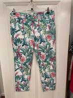 Zerres broek maat 44 XXL comfort S wit groen roze bloemrn, Ophalen of Verzenden, Zo goed als nieuw, Maat 42/44 (L)