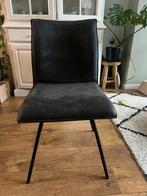 Eetkamerstoel donkergrijs, Huis en Inrichting, Ophalen, Zo goed als nieuw, Grijs, Eén