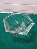 Schaal op voet van glas, Ophalen of Verzenden