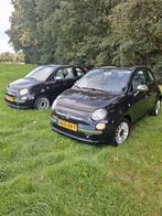 2 x fiat 500 cabrio 2012, Auto's, 880 kg, Zwart, Particulier, Geïmporteerd