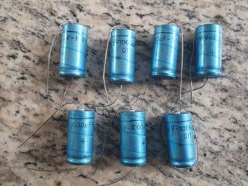 Vintage elco philips serie 17  1000uF/16V (7 stuks) beschikbaar voor biedingen