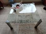 Mooie Ghyczy salontafel 90x90, Huis en Inrichting, Tafels | Salontafels, Ophalen, Gebruikt, 100 tot 150 cm, Vierkant