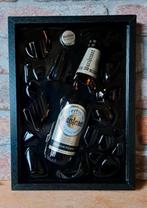 Warsteiner flesje verwerkt in een lijst met Epoxy, Ophalen of Verzenden