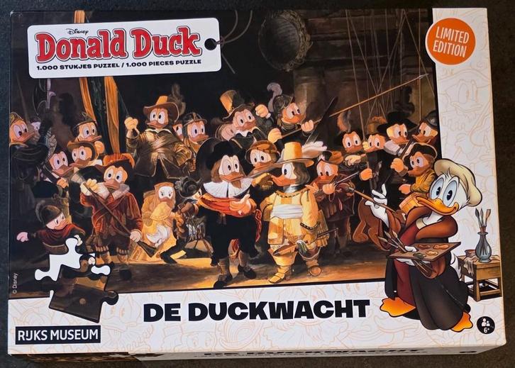 Donald Duck Puzzel - De Duckwacht (Limited Edition), Kinderen en Baby's, Speelgoed | Kinderpuzzels, Nieuw, 6 jaar of ouder, Meer dan 50 stukjes