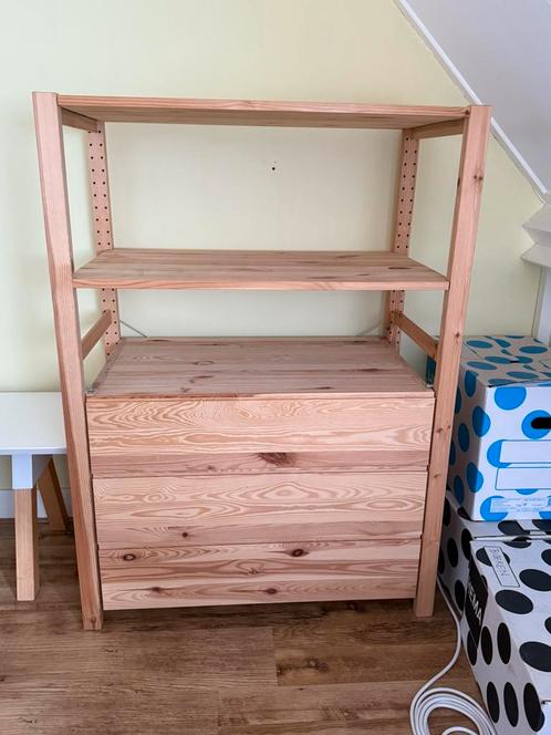 Ikea ivar lade kast - massief grenen, Huis en Inrichting, Kasten | Stellingkasten, Gebruikt, Ophalen