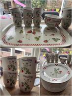 World of jet ter steege strawberries servies 25-delig, Huis en Inrichting, Keuken | Servies, Ophalen of Verzenden, Aardewerk, Overige stijlen