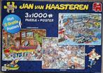 Jan van Haasteren puzzels 3 in 1, Hobby en Vrije tijd, Ophalen, 500 t/m 1500 stukjes, Zo goed als nieuw, Legpuzzel