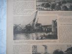 Rotterdam. Stellen nieuwe spoorbrug Koningshaven. 1919., Verzamelen, Tijdschriften, Kranten en Knipsels, Nederland, Knipsel(s)