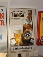 Hansa emaille bord, Verzamelen, Ophalen of Verzenden, Zo goed als nieuw, Reclamebord