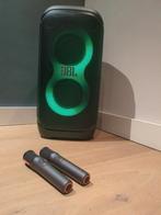 Te Huur JBL Partybox 320 stage eventueel met 2 microfoons, Ophalen, Nieuw, Complete set