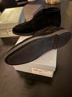 Mooie hoge heren instapper van suède Zwart, Loafers, Manfield, Zwart, Ophalen of Verzenden