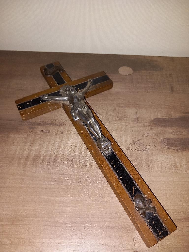 Antiek Crucifix, Ophalen of Verzenden