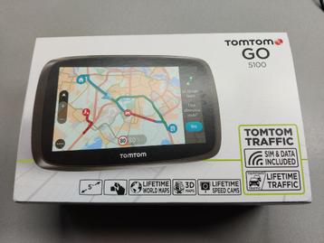 Tomtom GO 5100 World 5inch met LifeMaps-Traffics en Flits beschikbaar voor biedingen