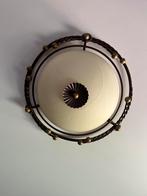 GEZOCHT: Bronzen plafonnière met glas – klassieke lamp, Auto diversen, Autospeakers, Ophalen of Verzenden, Zo goed als nieuw