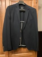 Heren colbert diep donker blauw, tricot, Kleding | Heren, Kostuums en Colberts, Ophalen of Verzenden, Gedragen, Maat 56/58 (XL)