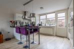 4 barkrukken leer chroom poot, Huis en Inrichting, Barkrukken, Ophalen, Gebruikt, 60 tot 90 cm, Metaal
