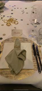 Sage groene servetten, Ophalen of Verzenden, Gebruikt, Rechthoek