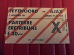 ⚽ Ticket Feyenoord - Ajax 1986/1987 ⚽, Verzamelen, Sportartikelen en Voetbal, Overige typen, Ophalen of Verzenden, Ajax