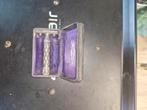 Vintage Gillette Scheermes met Etui antik barber kapper, Ophalen of Verzenden